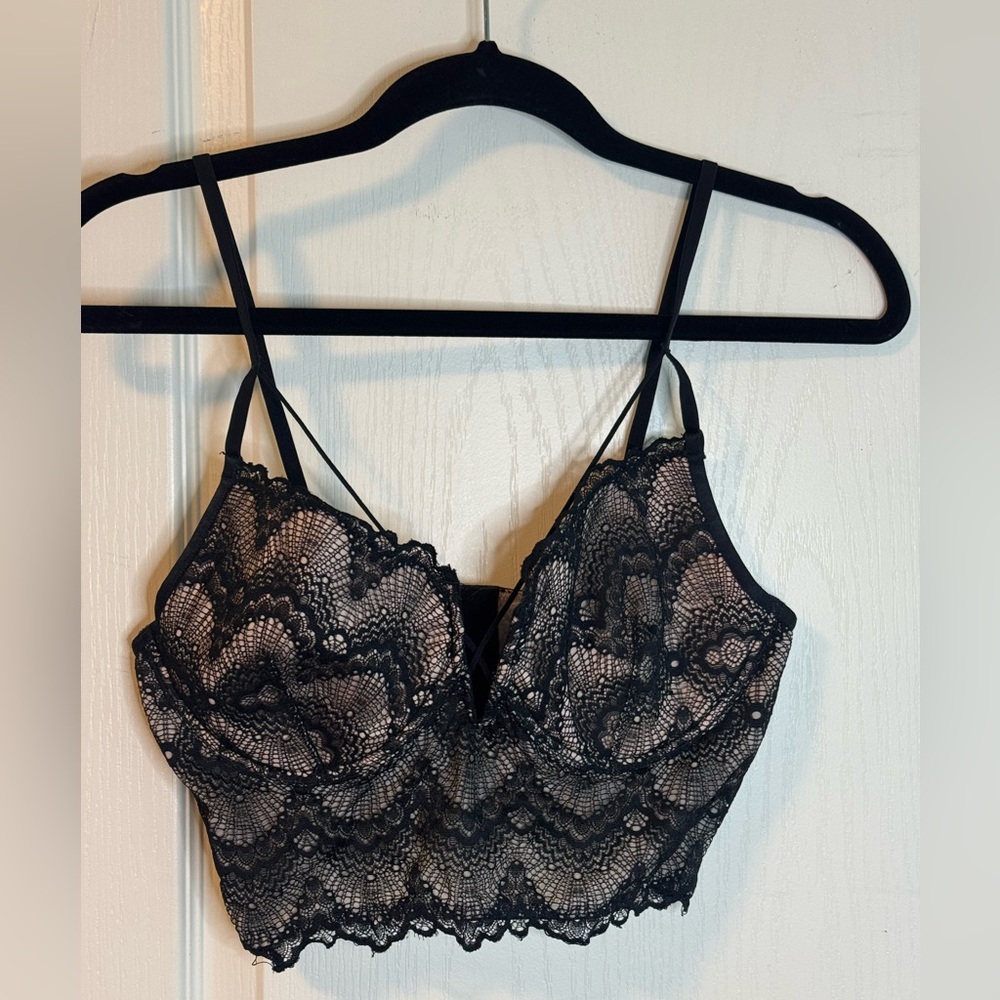 Dynamite Black Lace Bralette
